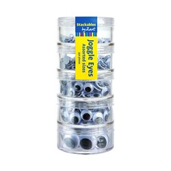 Joggle Eyes Stackables Assorted Sizes Pack of 550_2